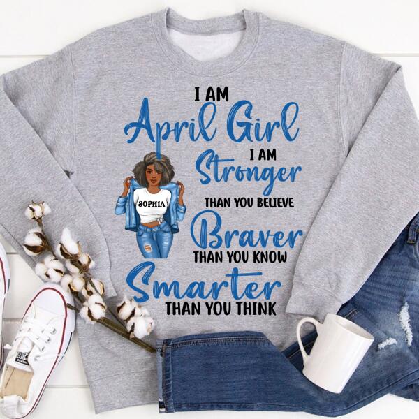 April Birthday Shirt, Custom Birthday Shirt, Queens Born In April, April Birthday Gifts, April Birthday Gifts
