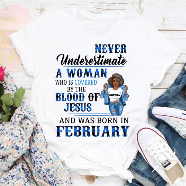 February Birthday Shirt, Custom Birthday Shirt, Queens Born In February, February Birthday Gifts, February Birthday Gifts