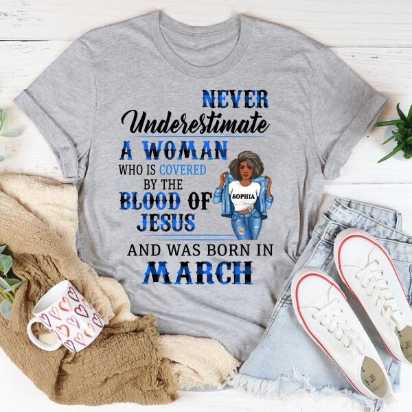 March Birthday Shirt, Custom Birthday Shirt, Queens Born In March, March Birthday Gifts, March Birthday Gifts