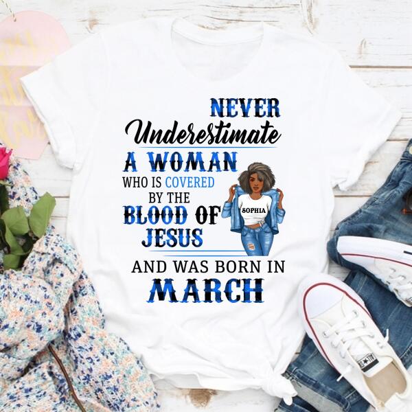 March Birthday Shirt, Custom Birthday Shirt, Queens Born In March, March Birthday Gifts, March Birthday Gifts