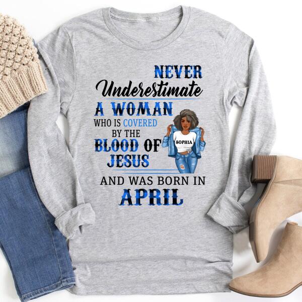 April Birthday Shirt, Custom Birthday Shirt, Queens Born In April, April Birthday Gifts, April Birthday Gifts