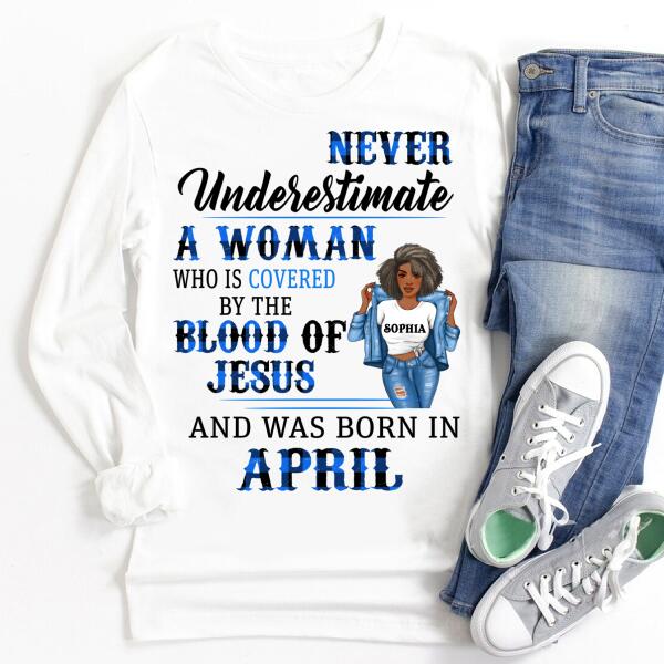 April Birthday Shirt, Custom Birthday Shirt, Queens Born In April, April Birthday Gifts, April Birthday Gifts