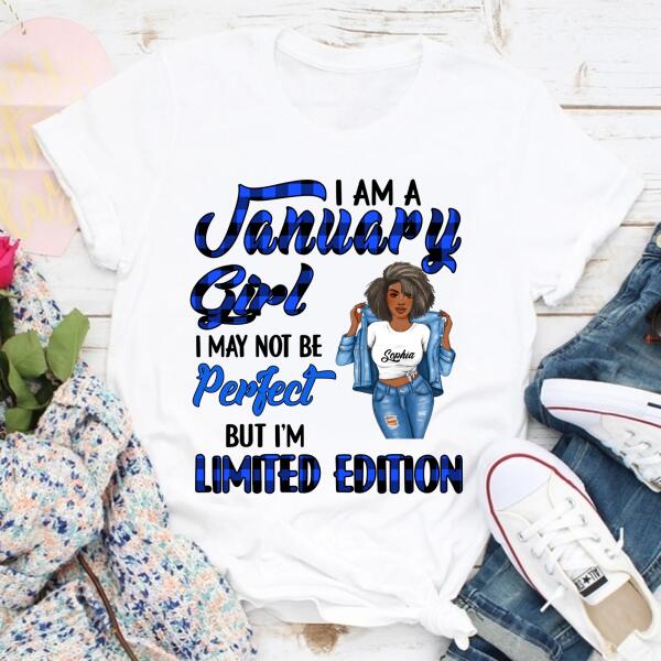 January Birthday Shirt, Custom Birthday Shirt, Queens Born In January, January Birthday Gifts, January Birthday Gifts