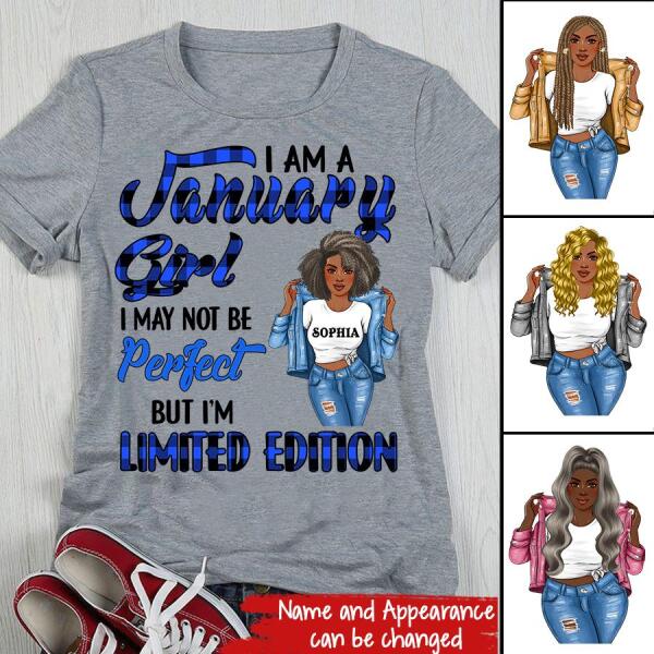 January Birthday Shirt, Custom Birthday Shirt, Queens Born In January, January Birthday Gifts, January Birthday Gifts