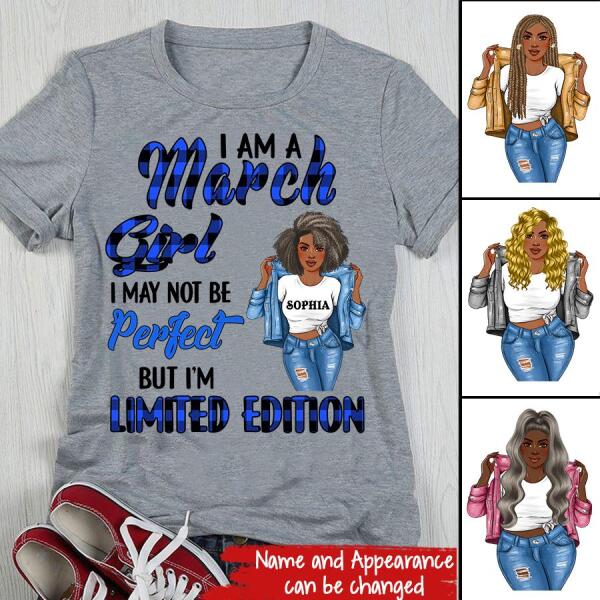 March Birthday Shirt, Custom Birthday Shirt, Queens Born In March, March Birthday Gifts, March Birthday Gifts