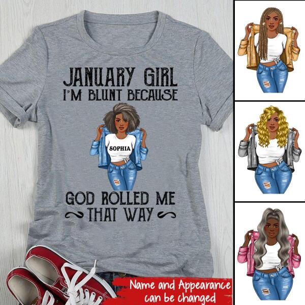 January Birthday Shirt, Custom Birthday Shirt, Queens Born In January, January Birthday Gifts, January Birthday Gifts