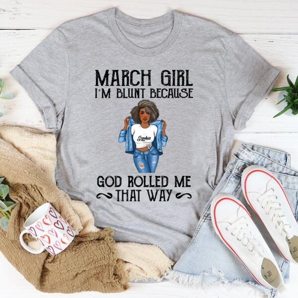 March Birthday Shirt, Custom Birthday Shirt, Queens Born In March, March Birthday Gifts, March Birthday Gifts
