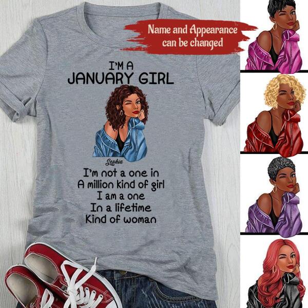 January Birthday Shirt, Custom Birthday Shirt, Queens Born In January, January Birthday Gifts