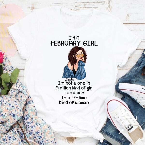 February Birthday Shirt, Custom Birthday Shirt, Queens Born In February, February Birthday Gifts