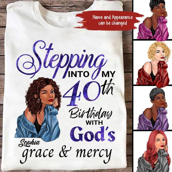 Chapter 40, Fabulous Since 1982 40th Birthday Unique T Shirt For Woman, Custom Birthday Shirt, Her Gifts For 40 Years Old , Turning 40 Birthday Cotton Shirt