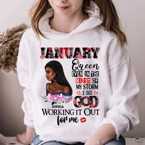 January Birthday Shirt, Custom Birthday Shirt, Queens Born In January, January Birthday Shirts For Woman, January Birthday Gifts
