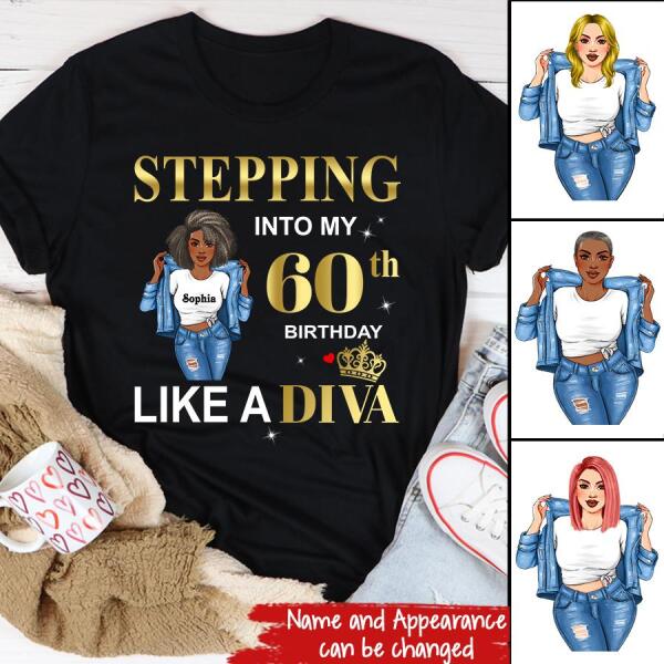 Chapter 60, Fabulous Since 1962 60th Birthday Unique T Shirt For Woman, Custom Birthday Shirt, Her Gifts For 60 Years Old , Turning 60 Birthday Cotton Shirt