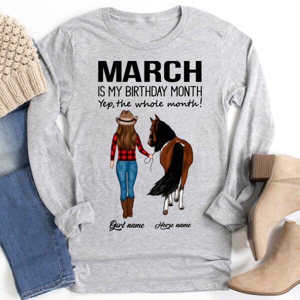 March Birthday Shirt, Custom Birthday Shirt, Queens Born In March, March Birthday Shirts For Woman, March Birthday Gifts