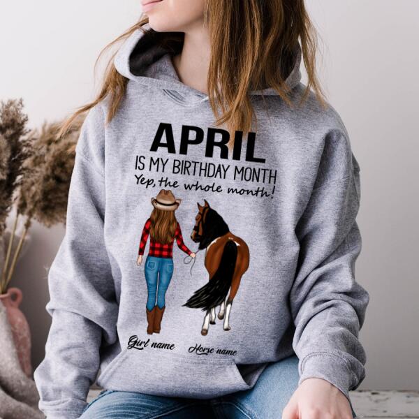 April Birthday Shirt, Custom Birthday Shirt, Queens Born In April, April Birthday Shirts For Woman, April Birthday Gifts