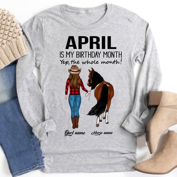April Birthday Shirt, Custom Birthday Shirt, Queens Born In April, April Birthday Shirts For Woman, April Birthday Gifts