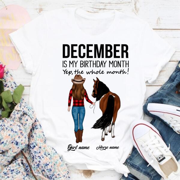 December Birthday Shirt, Custom Birthday Shirt, Queens Born In December, December Birthday Shirts For Woman, December Birthday Gifts