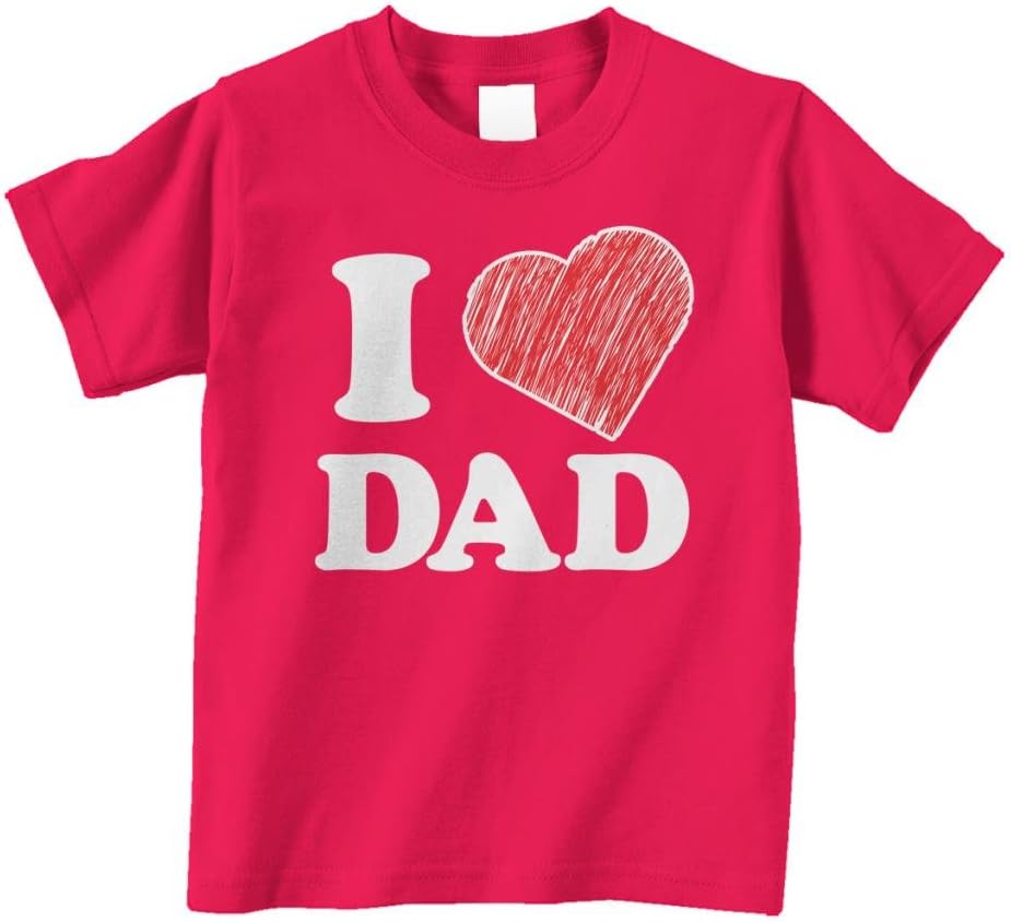Threadrock Little Boys&#39; I Love Dad Infant\/Toddler