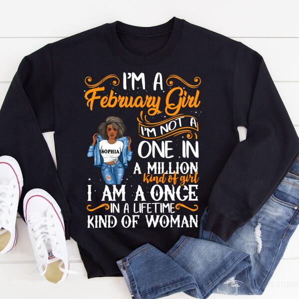 February Birthday Shirt, Custom Birthday Shirt, Queens Born In February, February Birthday Shirts For Woman, February Birthday Gifts