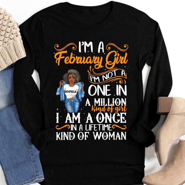 February Birthday Shirt, Custom Birthday Shirt, Queens Born In February, February Birthday Shirts For Woman, February Birthday Gifts