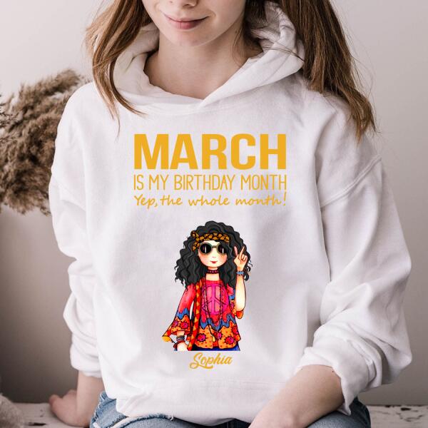 March Birthday Shirt, Custom Birthday Shirt, Queens Born In March, March Birthday Shirts For Woman, March Birthday Gifts