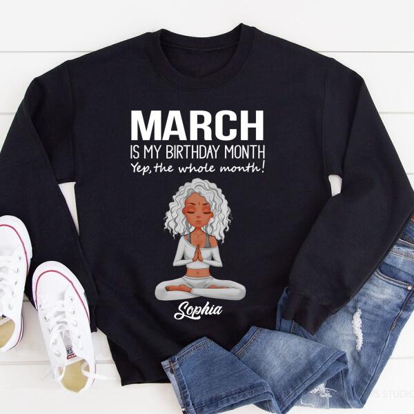 March Birthday Shirt, Custom Birthday Shirt, Queens Born In March, March Birthday Shirts For Woman, March Birthday Gifts