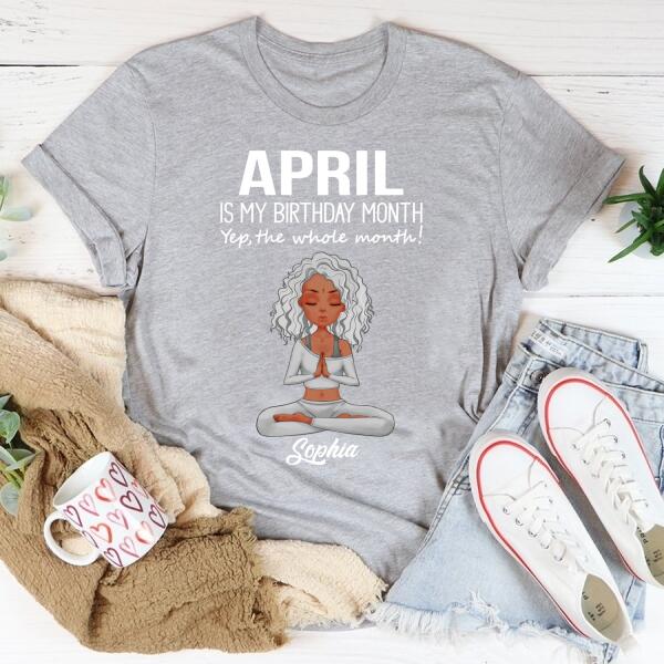 April Birthday Shirt, Custom Birthday Shirt, Queens Born In April, April Birthday Shirts For Woman, April Birthday Gifts