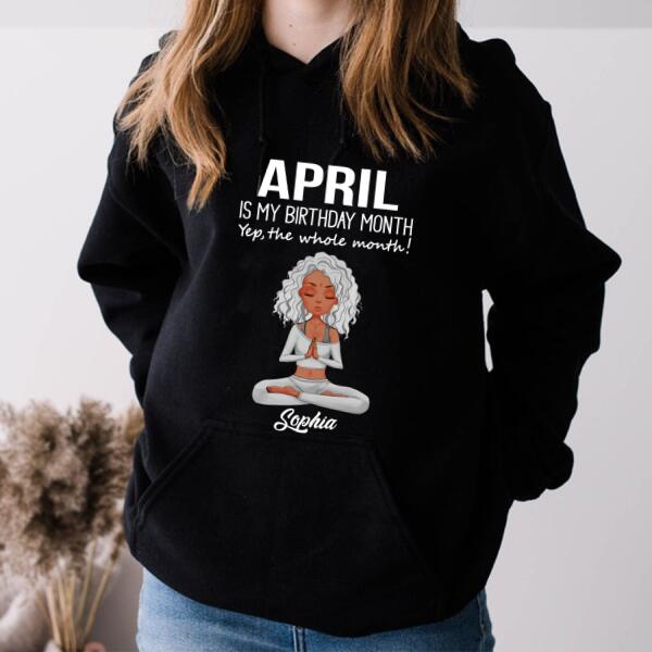 April Birthday Shirt, Custom Birthday Shirt, Queens Born In April, April Birthday Shirts For Woman, April Birthday Gifts