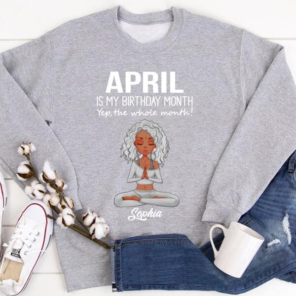 April Birthday Shirt, Custom Birthday Shirt, Queens Born In April, April Birthday Shirts For Woman, April Birthday Gifts