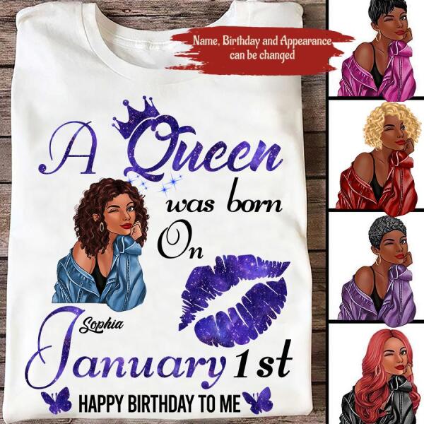 January Birthday Shirt, Custom Birthday Shirt, Queens Born In January, January Birthday Gifts, January Queen shirt, January Birthday Shirts For Woman, Her Birthday Gifts For January