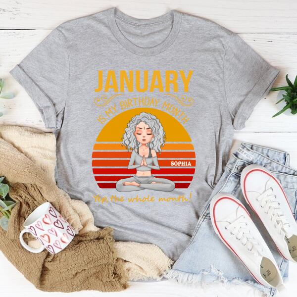 January Birthday Shirt, Custom Birthday Shirt, Queens Born In January, January Birthday Shirts For Woman, January Birthday Gifts