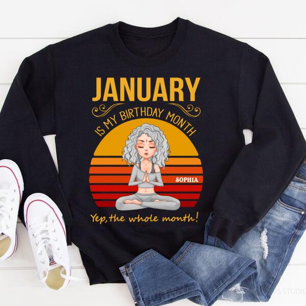January Birthday Shirt, Custom Birthday Shirt, Queens Born In January, January Birthday Shirts For Woman, January Birthday Gifts