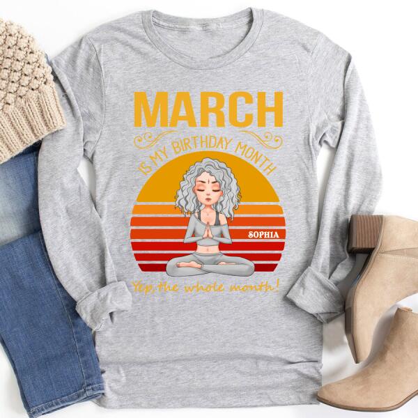 March Birthday Shirt, Custom Birthday Shirt, Queens Born In March, March Birthday Shirts For Woman, March Birthday Gifts
