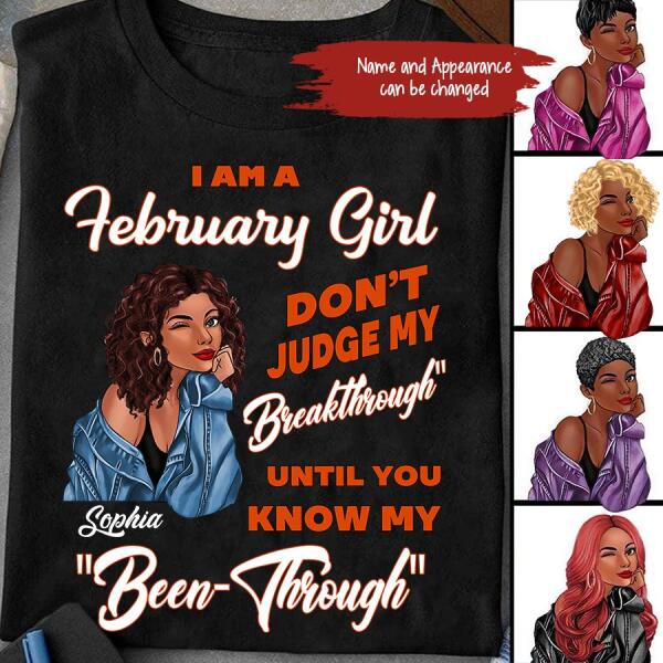 February Birthday Shirt, Custom Birthday Shirt, Queens Born In February, February Birthday Shirts For Woman, February Birthday Gifts