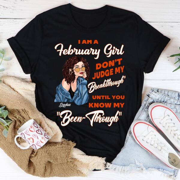 February Birthday Shirt, Custom Birthday Shirt, Queens Born In February, February Birthday Shirts For Woman, February Birthday Gifts