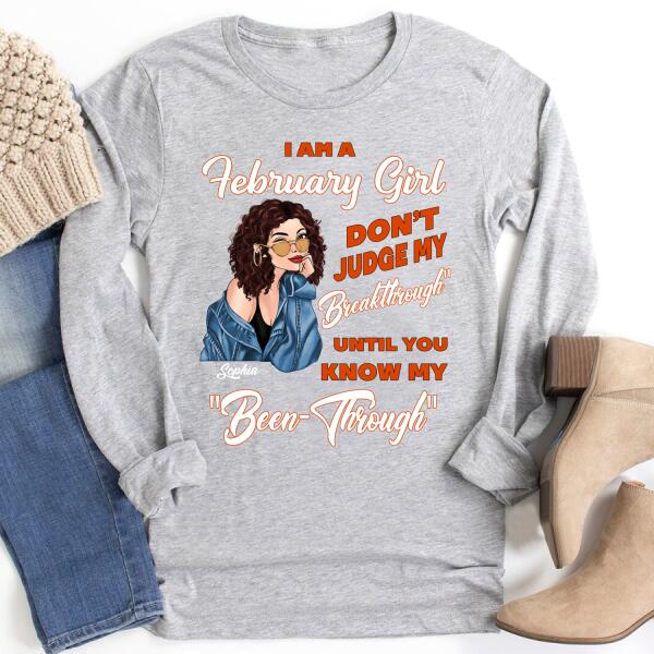 February Birthday Shirt, Custom Birthday Shirt, Queens Born In February, February Birthday Shirts For Woman, February Birthday Gifts