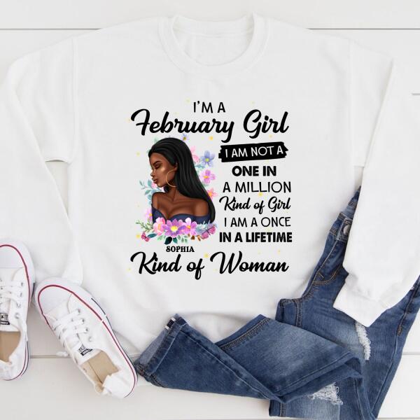 February Birthday Shirt, Custom Birthday Shirt, Queens Born In February, February Birthday Shirts For Woman, February Birthday Gifts