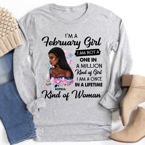 February Birthday Shirt, Custom Birthday Shirt, Queens Born In February, February Birthday Shirts For Woman, February Birthday Gifts