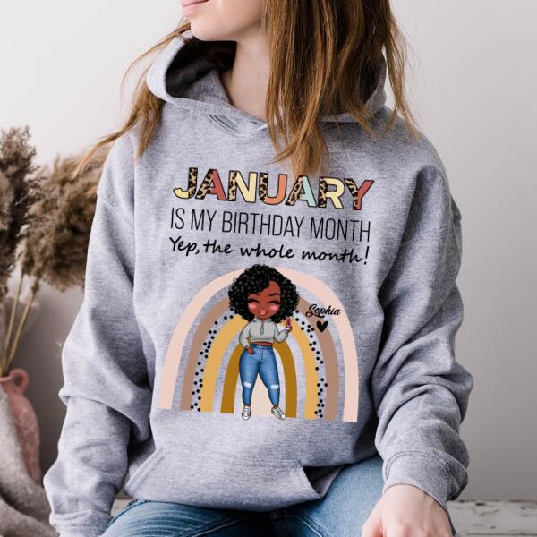 January Birthday Shirt, Custom Birthday Shirt, Queens Born In January, January Birthday Shirts For Woman, January Birthday Gifts