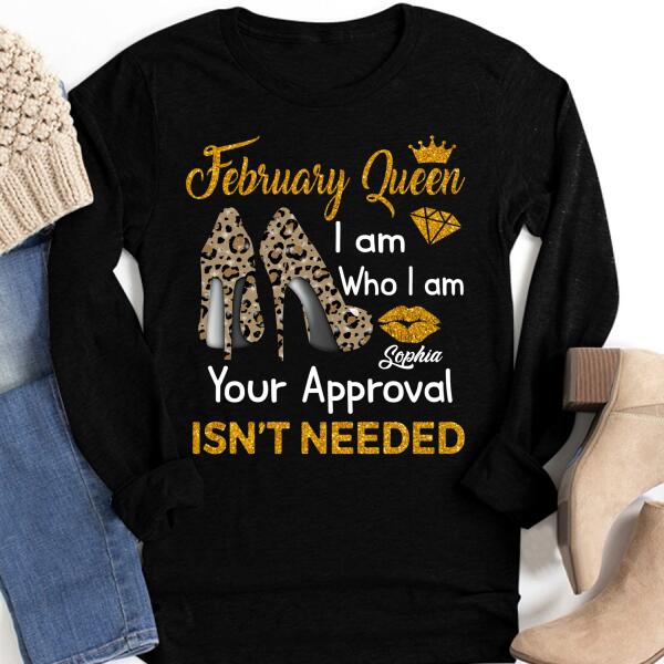 February Birthday Shirt, Custom Birthday Shirt, Queens Born In February, February Birthday Shirts For Woman, February Birthday Gifts