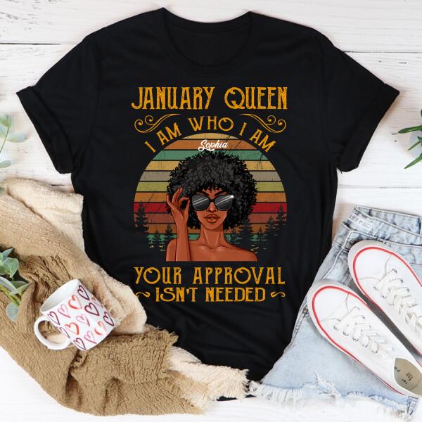 January Birthday Shirt, Custom Birthday Shirt, Queens Born In January, January Birthday Shirts For Woman, January Birthday Gifts