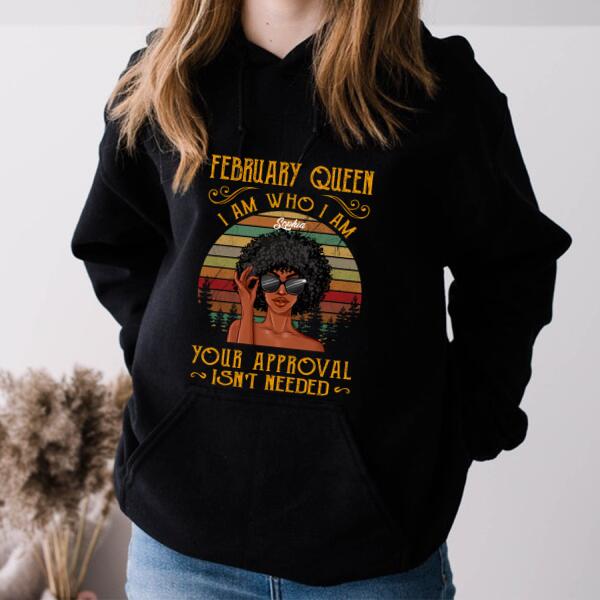 February Birthday Shirt, Custom Birthday Shirt, Queens Born In February, February Birthday Shirts For Woman, February Birthday Gifts