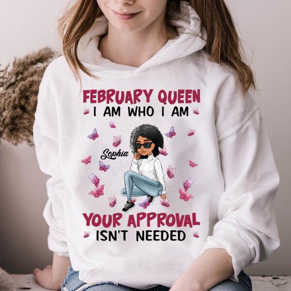 February Birthday Shirt, Custom Birthday Shirt, Queens Born In February, February Birthday Gifts, February shirts for Woman