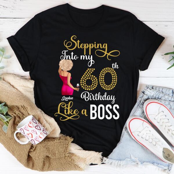 Custom Birthday Shirts, Chapter 60, Fabulous Since 1962 60th Birthday Unique T Shirt For Woman, Her Gifts For 60 Years Old, Turning 60 Birthday Cotton Shirt