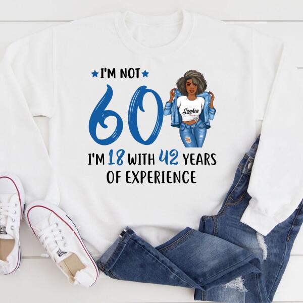 Personalized Birthday T Shirt, Chapter 60, Fabulous Since 1962 60th Birthday Unique T Shirt For Woman, Her Gifts For 60 Years Old , Turning 60 Birthday Cotton Shirt