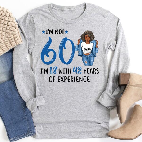 Personalized Birthday T Shirt, Chapter 60, Fabulous Since 1962 60th Birthday Unique T Shirt For Woman, Her Gifts For 60 Years Old , Turning 60 Birthday Cotton Shirt