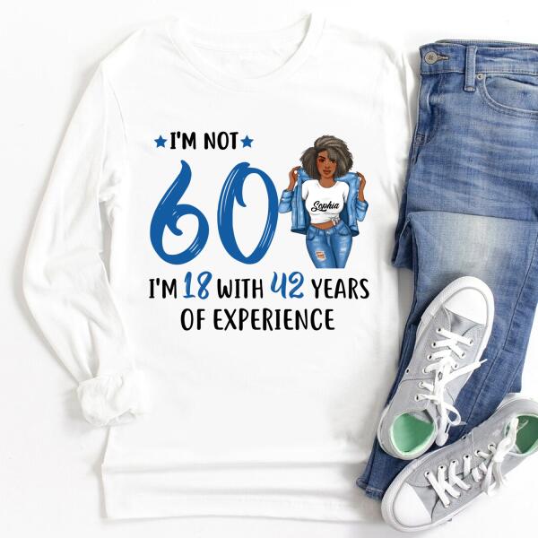 Personalized Birthday T Shirt, Chapter 60, Fabulous Since 1962 60th Birthday Unique T Shirt For Woman, Her Gifts For 60 Years Old , Turning 60 Birthday Cotton Shirt