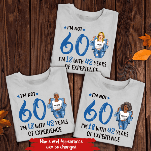 Personalized Birthday T Shirt, Chapter 60, Fabulous Since 1962 60th Birthday Unique T Shirt For Woman, Her Gifts For 60 Years Old , Turning 60 Birthday Cotton Shirt