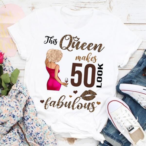 Chapter 50, Fabulous Since 1972 50th Birthday Unique T Shirt For Woman, Custom Birthday Shirt, Her Gifts For 50 Years Old , Turning 50 Birthday Cotton Shirt