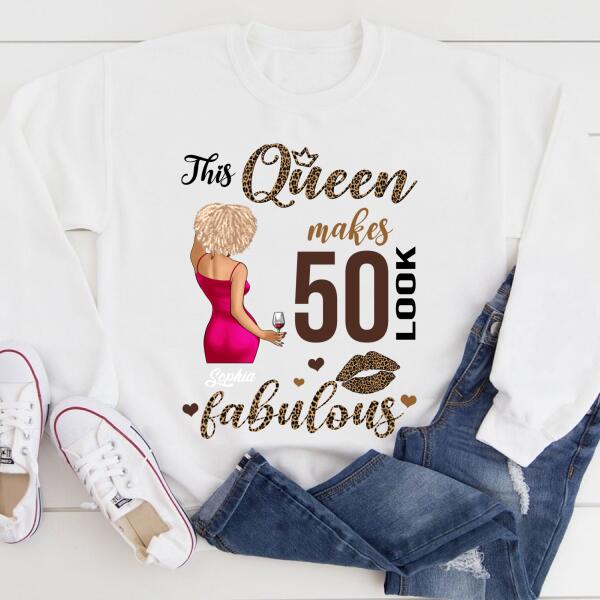 Chapter 50, Fabulous Since 1972 50th Birthday Unique T Shirt For Woman, Custom Birthday Shirt, Her Gifts For 50 Years Old , Turning 50 Birthday Cotton Shirt