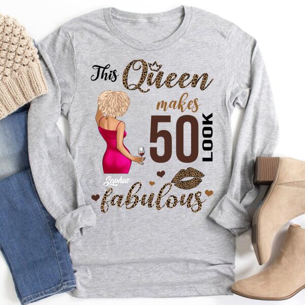 Chapter 50, Fabulous Since 1972 50th Birthday Unique T Shirt For Woman, Custom Birthday Shirt, Her Gifts For 50 Years Old , Turning 50 Birthday Cotton Shirt